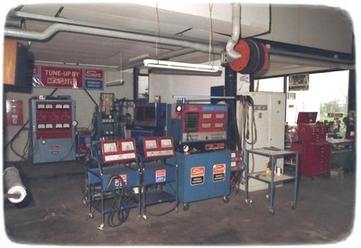 KMS In de begin jaren van 1980, was deze garage uitrusting erg vooruitstrevend